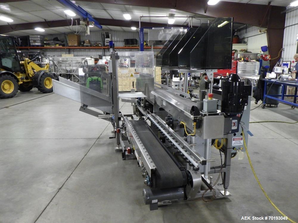 Used Combi 2CE Case Erector w/Ergopack Handpack Station