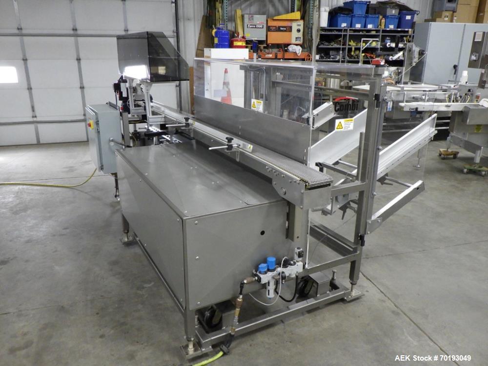 Used Combi 2CE Case Erector w/Ergopack Handpack Station