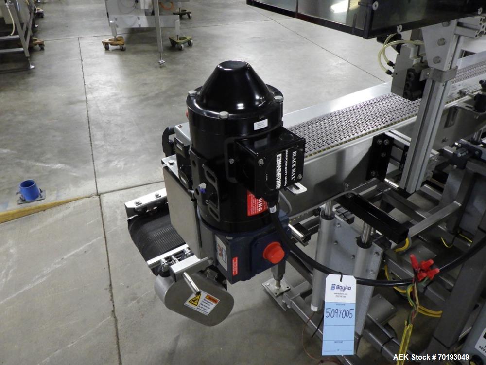 Used-Combi 2CE Case Erector w/Ergopack Handpack Station