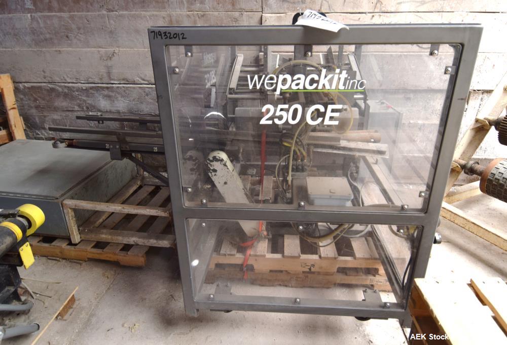 Used- Wepackit Machinery 250 CE Auto-Bottom Carton/Case Erector
