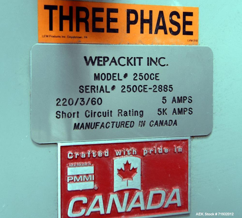 Used Wepackit Machinery 250 CE Auto-Bottom Carton/Case Erector