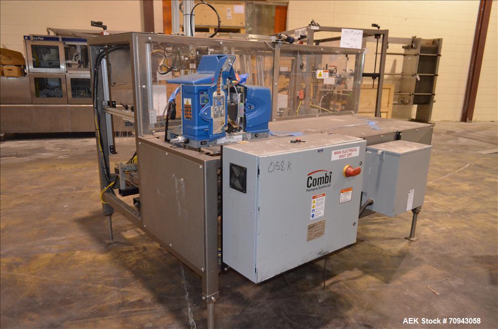 Used Combi Case Erector and Hot Melt Bottom Sealer,  Model 2-EZHS