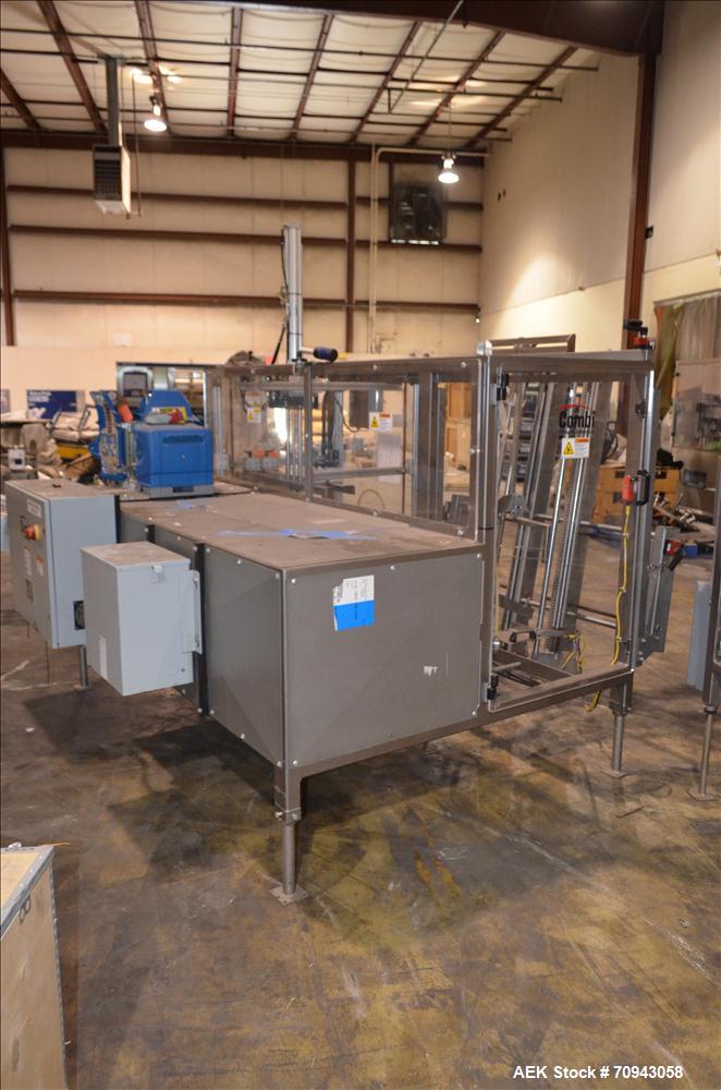 Used Combi Case Erector and Hot Melt Bottom Sealer,  Model 2-EZHS