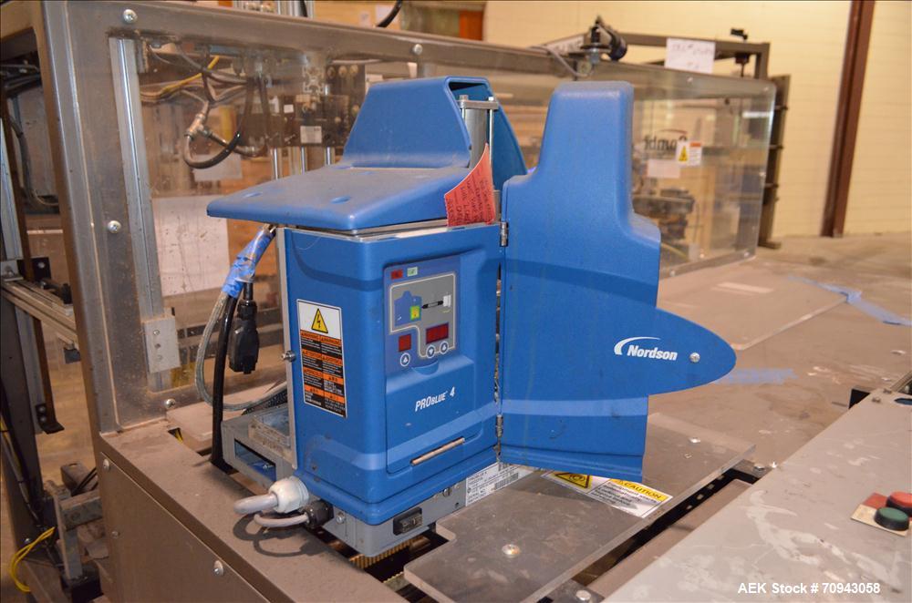 Used Combi Case Erector and Hot Melt Bottom Sealer,  Model 2-EZHS