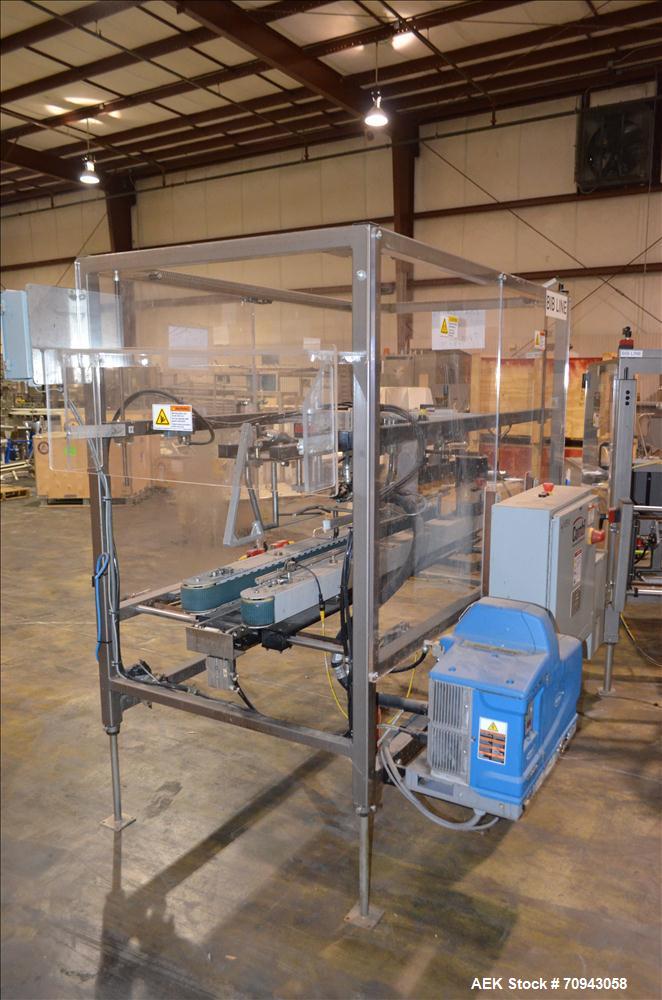 Used Combi Case Erector and Hot Melt Bottom Sealer,  Model 2-EZHS