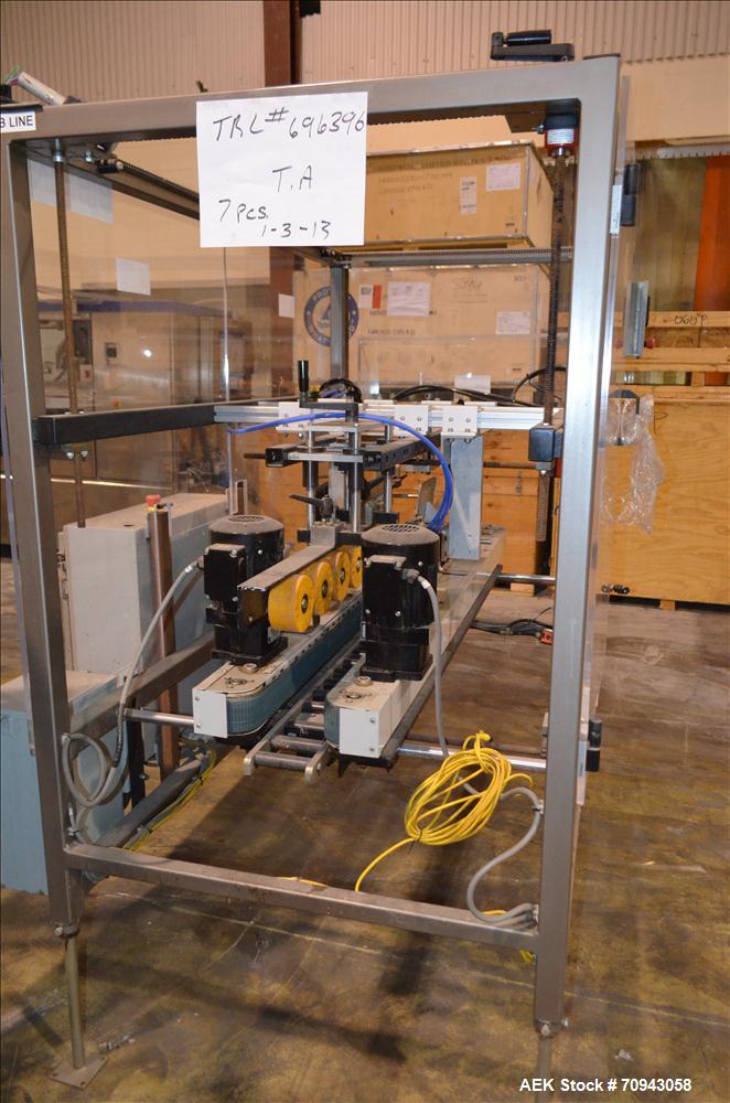 Used Combi Case Erector and Hot Melt Bottom Sealer,  Model 2-EZHS