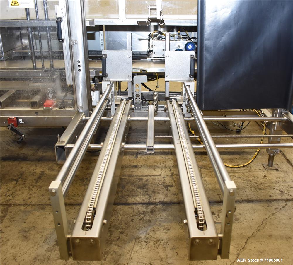 Used Combi Model 2-EZHS Case Erector and Hot Melt Bottom Sealer