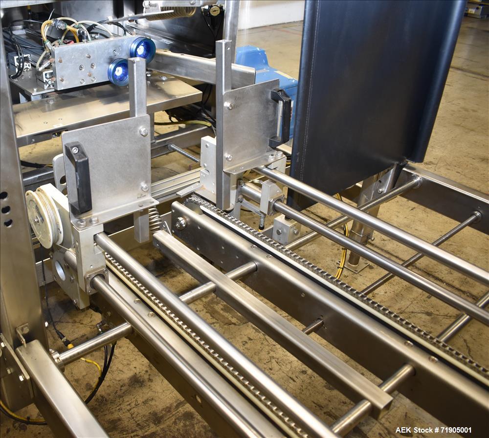 Used Combi Model 2-EZHS Case Erector and Hot Melt Bottom Sealer