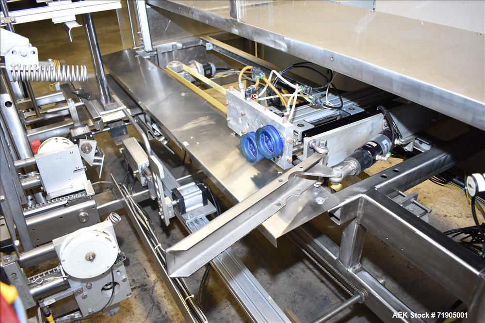 Used Combi Model 2-EZHS Case Erector and Hot Melt Bottom Sealer