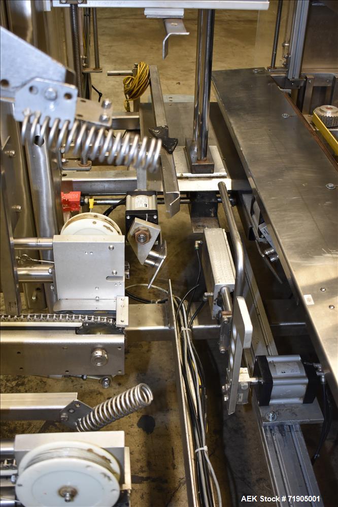 Used Combi Model 2-EZHS Case Erector and Hot Melt Bottom Sealer