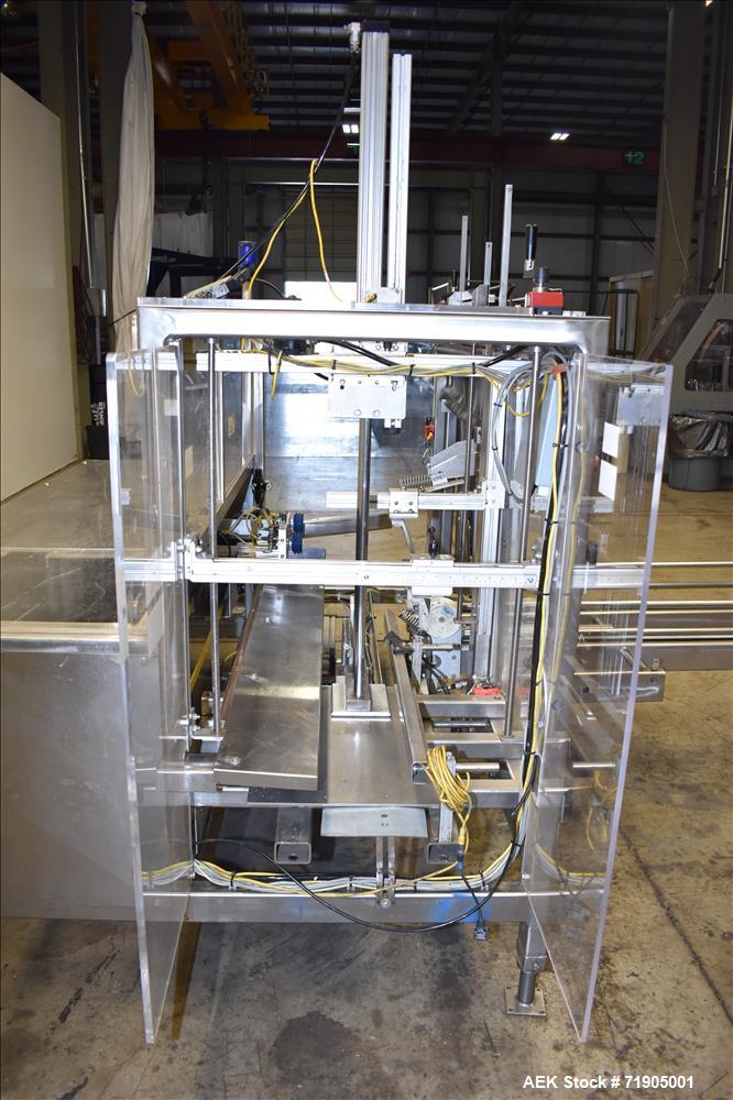 Used Combi Model 2-EZHS Case Erector and Hot Melt Bottom Sealer