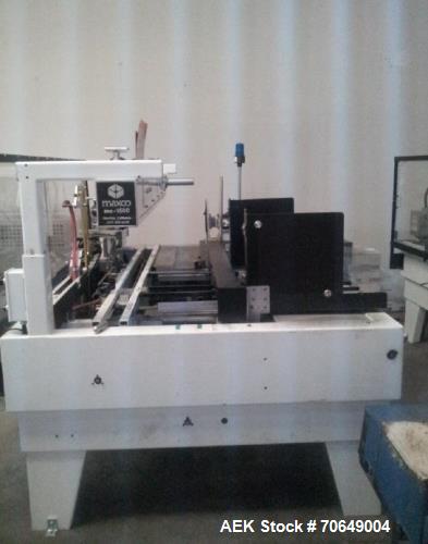 Used Maxco Model ME-1600 Automatic Case Erector and Bottom Gluer.