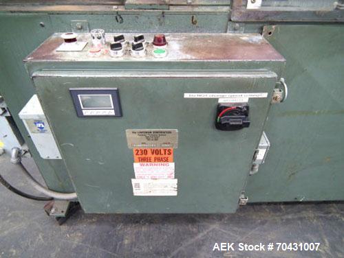 Used Padlocker Model Caseform 151 Care Erector with Nordson 3500 hot melt glue system.  Electric 3/60/230V.