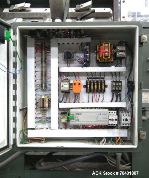 Used Padlocker Model Caseform 151 Care Erector with Nordson 3500 hot melt glue system.  Electric 3/60/230V.