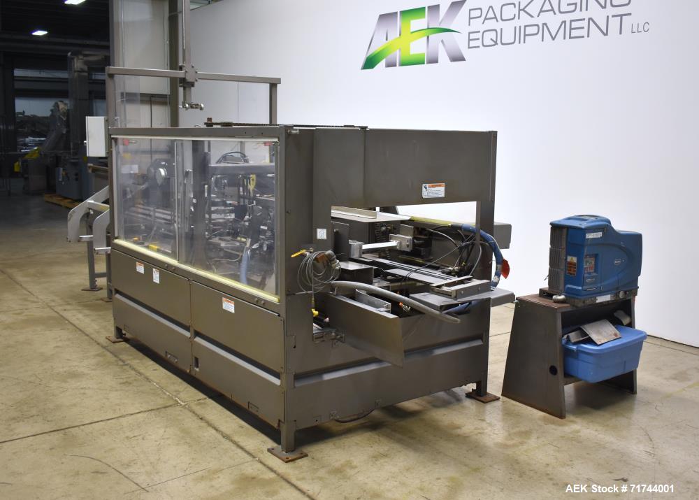 Used R.A. Pearson Model CE35G Case Erector with Nordson HM Bottom Sealer
