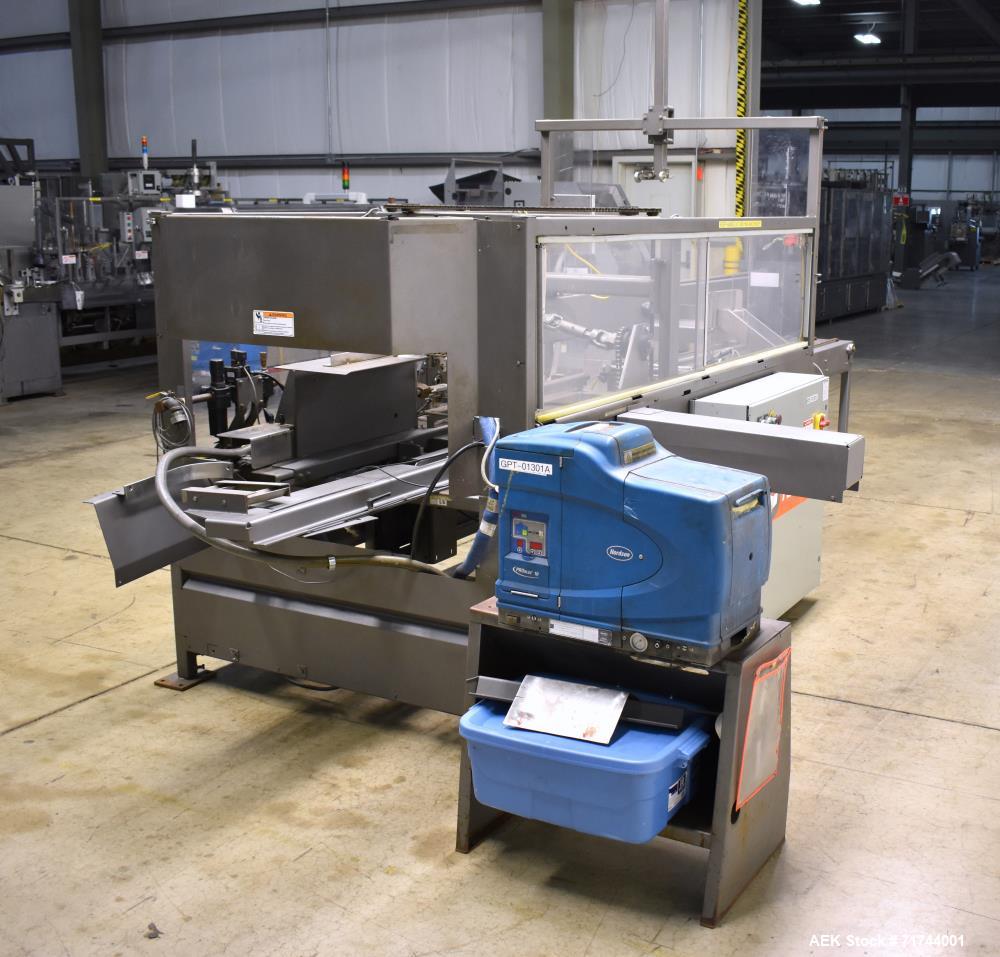 Used R.A. Pearson Model CE35G Case Erector with Nordson HM Bottom Sealer