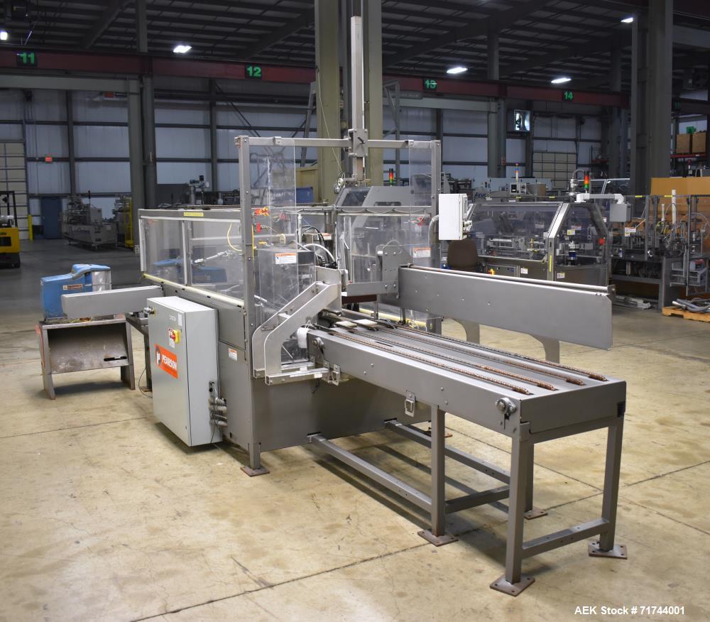Used R.A. Pearson Model CE35G Case Erector with Nordson HM Bottom Sealer