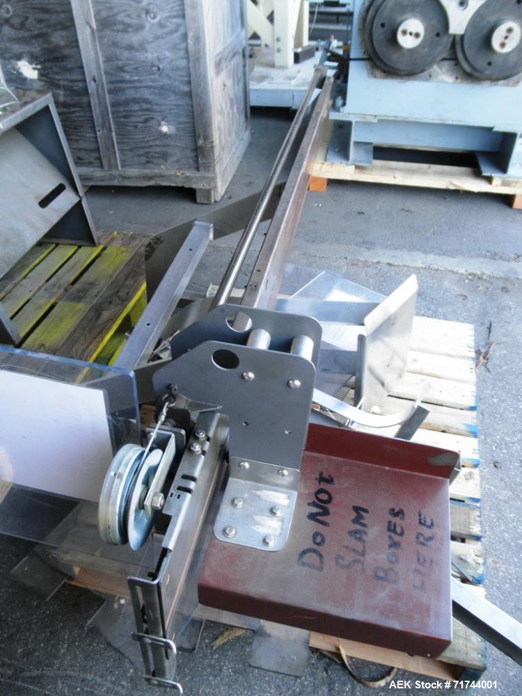 Used R.A. Pearson Model CE35G Case Erector with Nordson HM Bottom Sealer