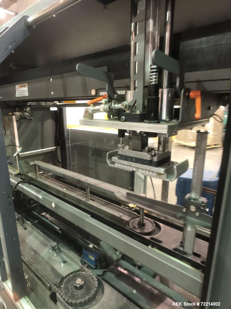 Used Pearson, Model CE25-G Automatic Case Erector and Bottom Hot Melt Glue Righ