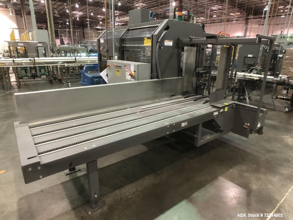 Used Pearson, Model CE25-G Automatic Case Erector and Bottom Hot Melt Glue Righ