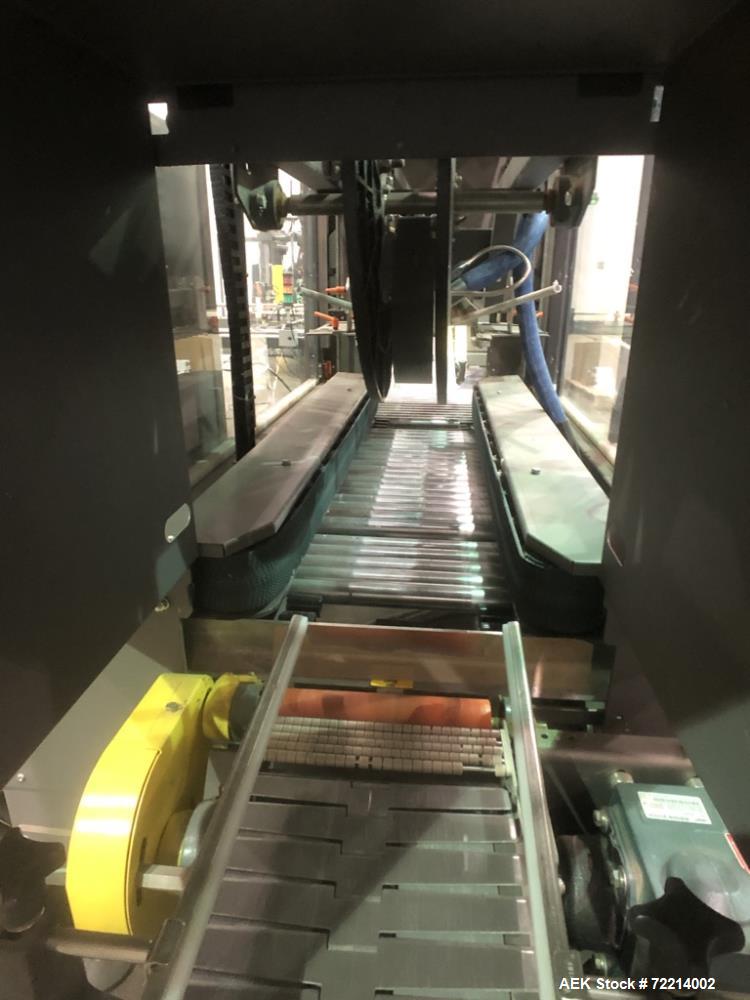 Used Pearson, Model CE25-G Automatic Case Erector and Bottom Hot Melt Glue Righ