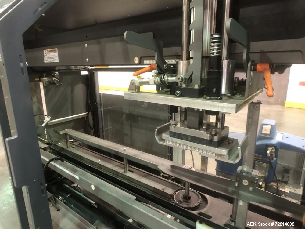 Used Pearson, Model CE25-G Automatic Case Erector and Bottom Hot Melt Glue Righ