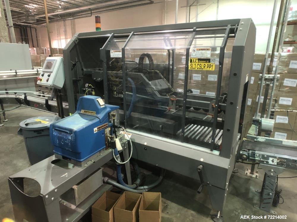 Used Pearson, Model CE25-G Automatic Case Erector and Bottom Hot Melt Glue Righ