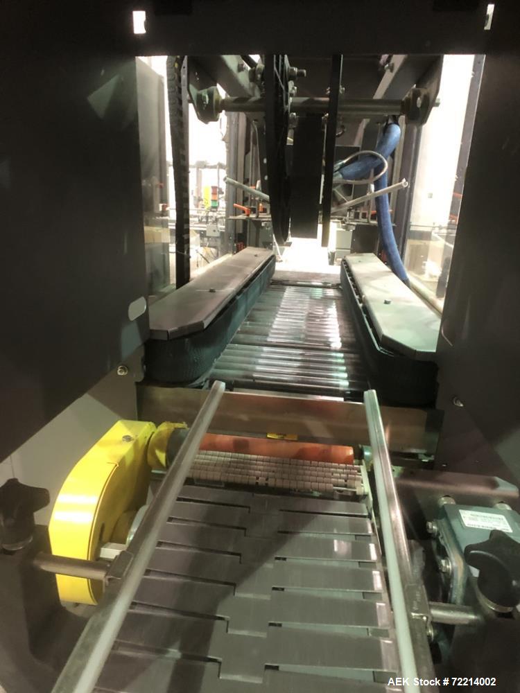 Used Pearson, Model CE25-G Automatic Case Erector and Bottom Hot Melt Glue Righ