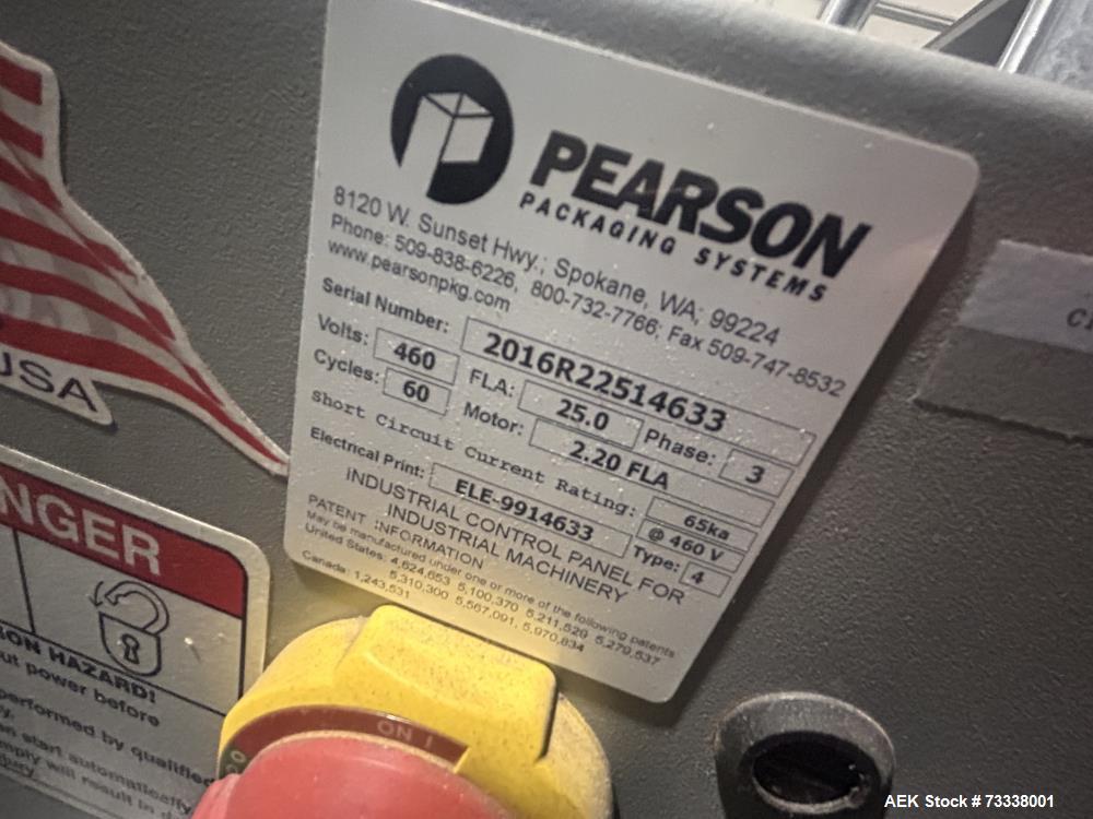 Pre-Owned Pearson R225 Case Former – 25 Cases/Min, Versatile Case Sizes