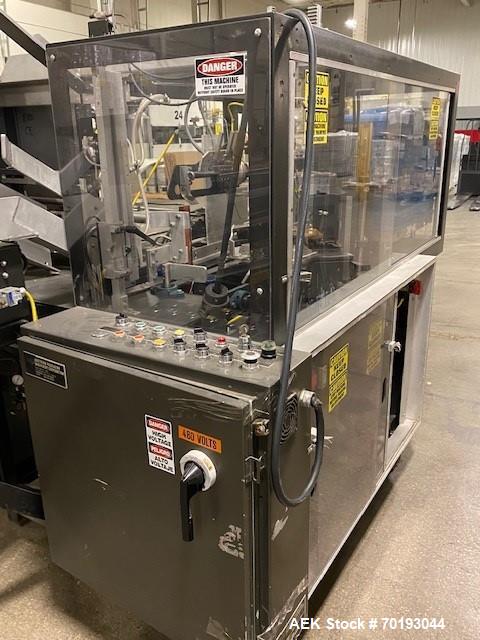 Used Southern Packaging CE-900 Glue Bottom Case Erector with Nordson Hot Melt