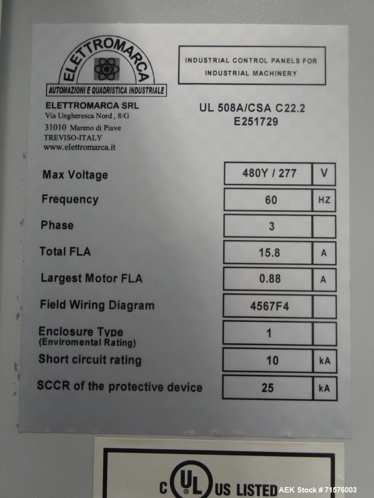 Used- TMG Automated Packaging Model Formec 4 (Gen II) Vertical Case Erector