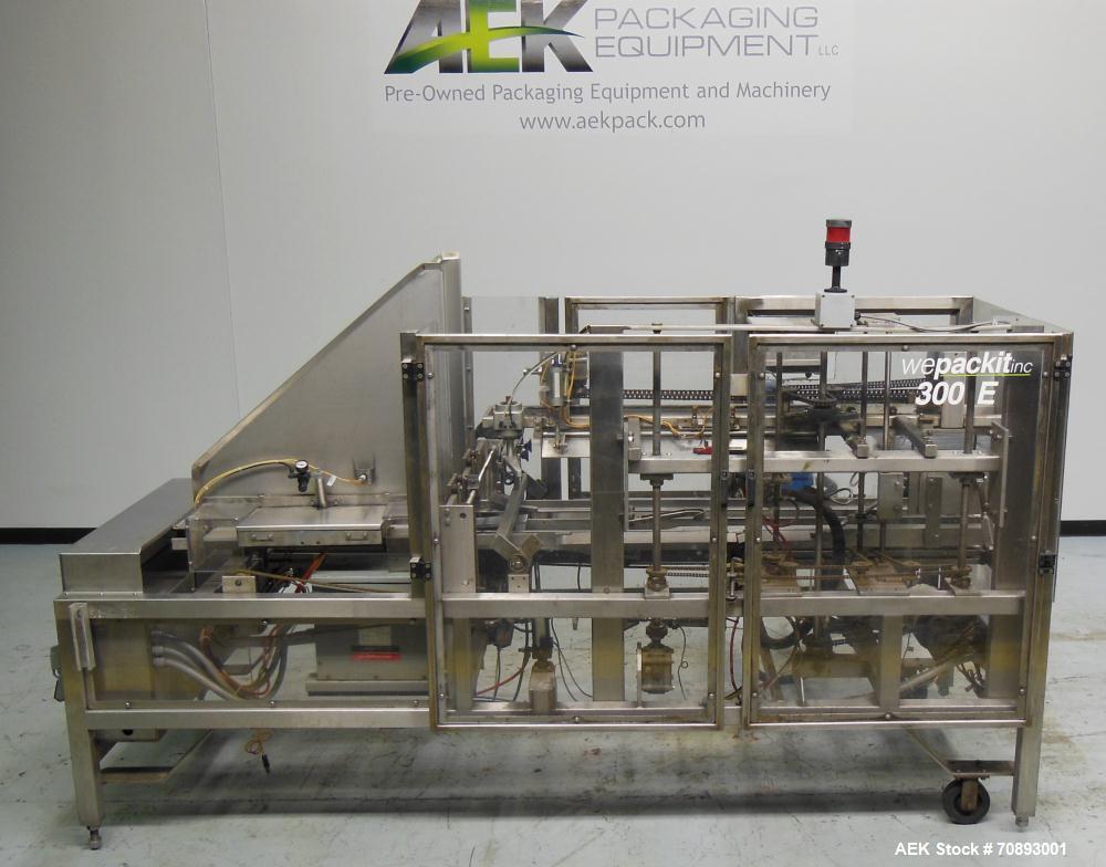Used Wepackit Case Erector Bottom (Side) Sealer, Model 300E 