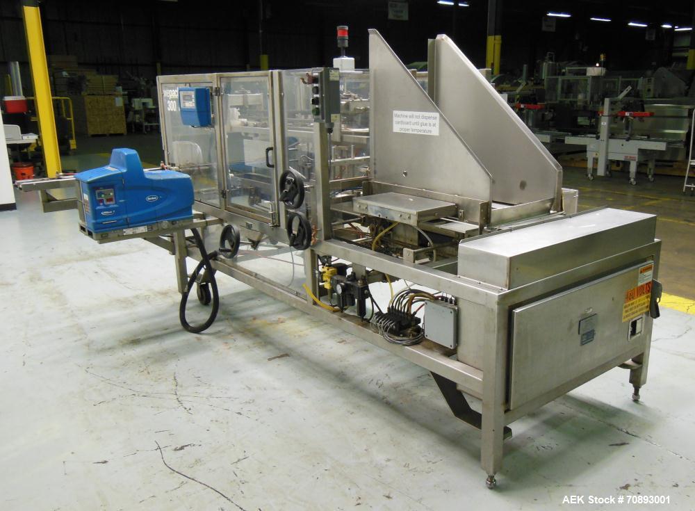 Used Wepackit Case Erector Bottom (Side) Sealer, Model 300E 