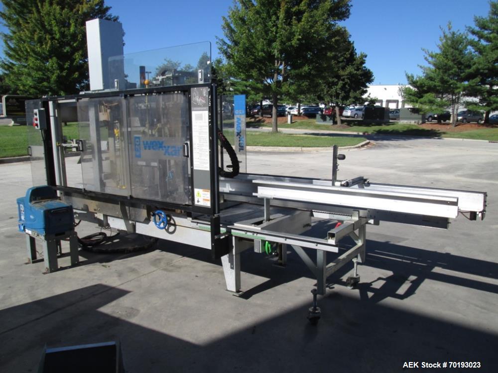 Used Wexxar WF-20H Case Erector Bottom Glue. Case size range: (length) 6” to 24” (width) 5” to 17” (depth, includes flap height) 9.5” to 25”. OEM rated speed up to 20 cpm. Nordson ProBlue 7 hot melt ...
