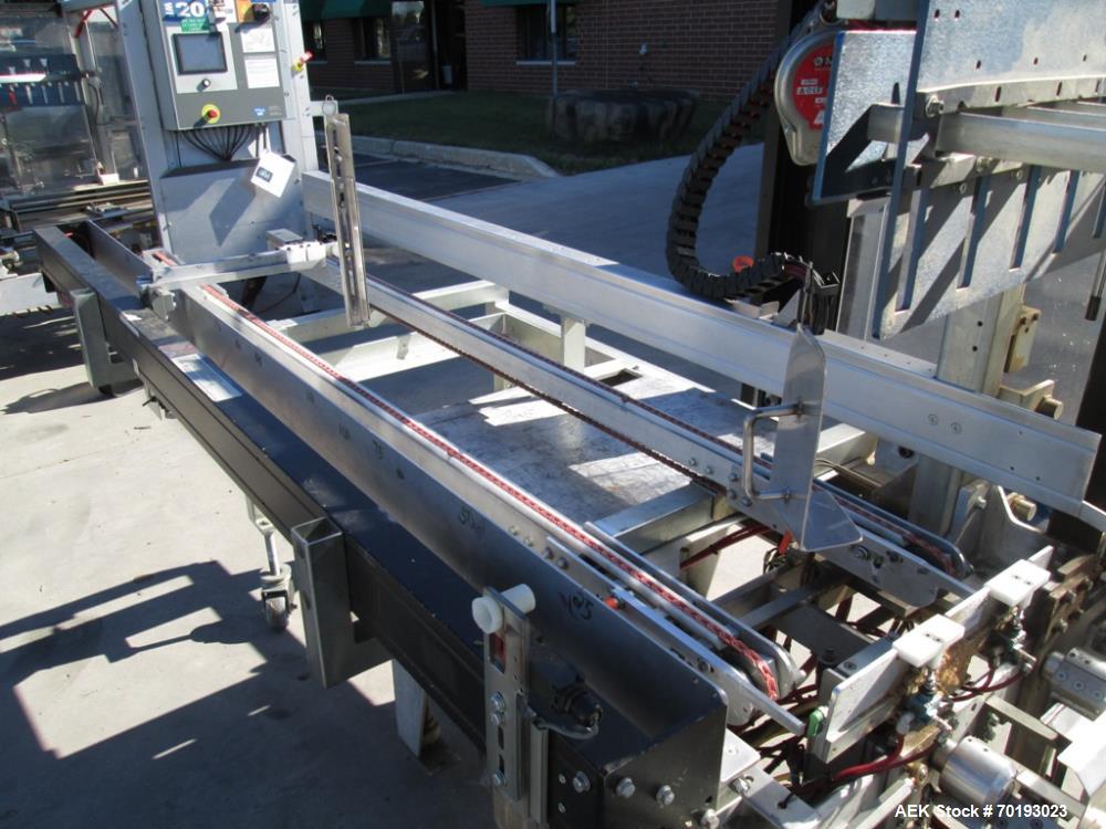 Used Wexxar WF-20H Case Erector Bottom Glue. Case size range: (length) 6” to 24” (width) 5” to 17” (depth, includes flap height) 9.5” to 25”. OEM rated speed up to 20 cpm. Nordson ProBlue 7 hot melt ...