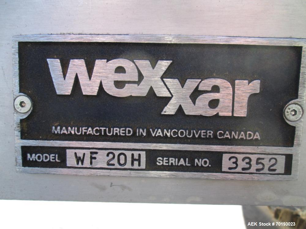 Used Wexxar WF-20H Case Erector Bottom Glue. Case size range: (length) 6” to 24” (width) 5” to 17” (depth, includes flap height) 9.5” to 25”. OEM rated speed up to 20 cpm. Nordson ProBlue 7 hot melt ...