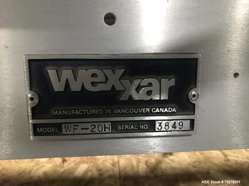 Used Wexxar Model WF-20H, Automatic Case Erector.