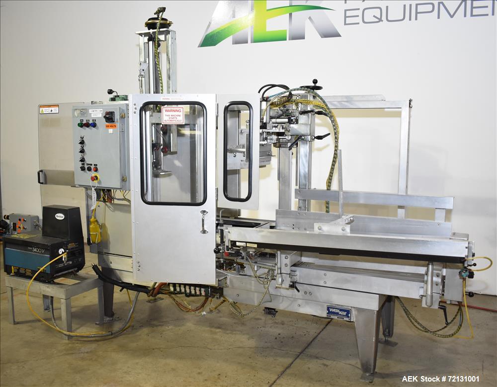 Used Wexxar Case Erector with Tape Bottom Seal, Model WFH-JR.