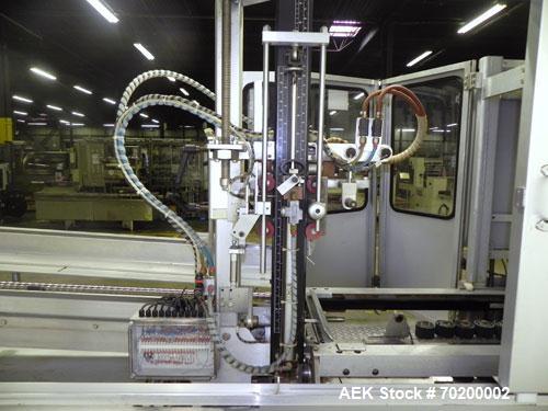 Used Wexxar Automatic Case Former/Erector With Hot Melt Glue Bottom Sealer, Model WFH. Capable of speeds up to 25 cpm. Case Size Range: length 7" to 24", width 5" to 17", height 5" to 16". Has AB SLC...