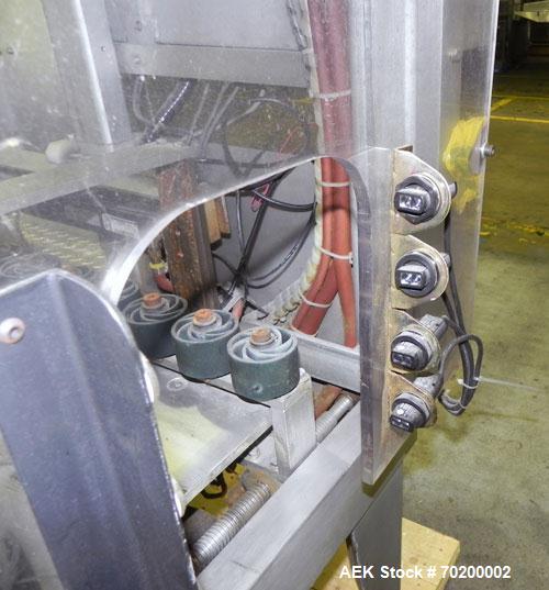 Used Wexxar Automatic Case Former/Erector With Hot Melt Glue Bottom Sealer, Model WFH. Capable of speeds up to 25 cpm. Case Size Range: length 7" to 24", width 5" to 17", height 5" to 16". Has AB SLC...