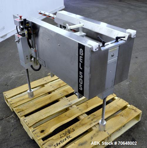 Used Belcor Industries BEL 505 Semi-Automatic Case Erector & Pack Station. Capacity up to 15 cases per minute. Case size range 8” to 26.5” Long x 6” to 16” Wide x 3.5” High to infinite. Requires 0.01...