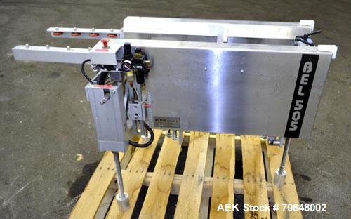 Used Belcor Industries BEL 505 Semi-Automatic Case Erector & Pack Station. Capacity up to 15 cases per minute. Case size range 8” to 26.5” Long x 6” to 16” Wide x 3.5” High to infinite. Requires 0.01...