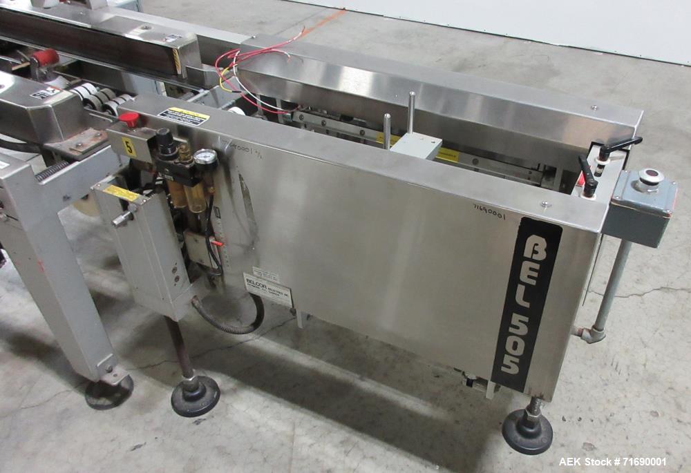 Used Belcor Models 150 - 505 Semi-Automatic Uniform Case Former / Case Erector