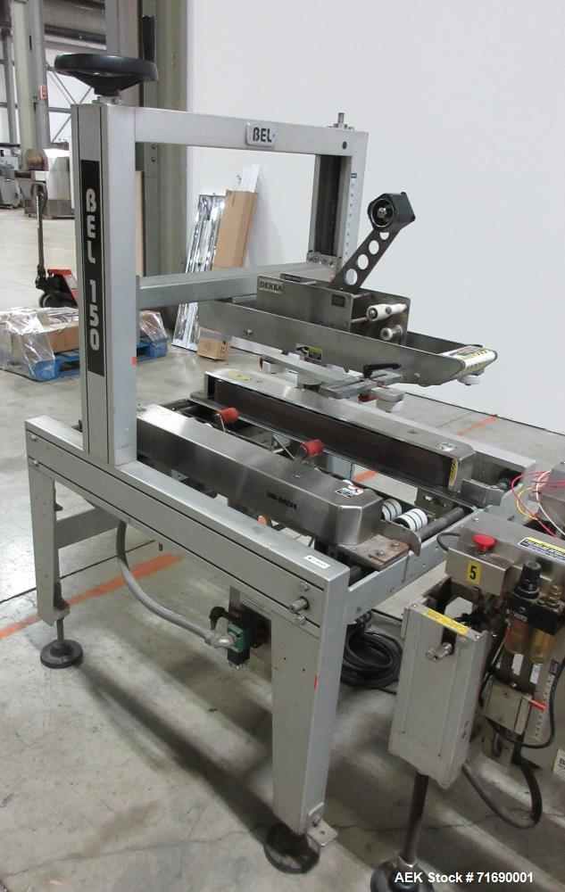 Used Belcor Models 150 - 505 Semi-Automatic Uniform Case Former / Case Erector
