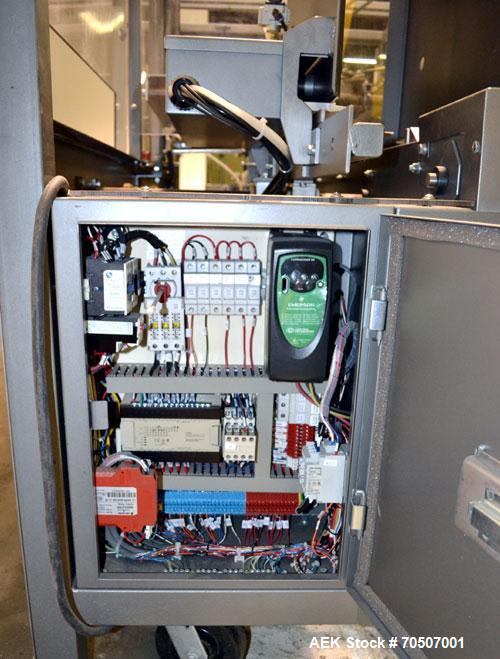 Used Wepackit Model 310E Mid-Speed Case Erector. Capable of up to 15 cases per minute. Approximate case size range:length 6’’ to 24’’, width 5.5’’ to 18", depth 4.5’’ to 20’’.Maximum knock-down lengt...