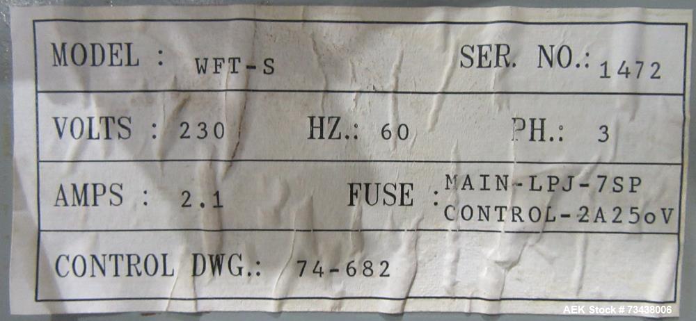 Wexxar WFT-S Automatic Case Former with PLC Controls – Used Equipment