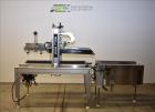 Used Belcor 505 semi-automatic case erector with integrated Belcor 252 automatic top and bottom case taper sealer. Speeds up to 15 cpm. Erector size range: length 8