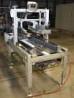 Used Belcor 505 semi-automatic case erector with integrated Belcor 252 automatic top and bottom case taper sealer. Speeds up to 15 cpm. Erector size range: length 8