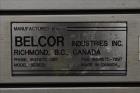 Used Belcor 505 semi-automatic case erector with integrated Belcor 252 automatic top and bottom case taper sealer. Speeds up to 15 cpm. Erector size range: length 8