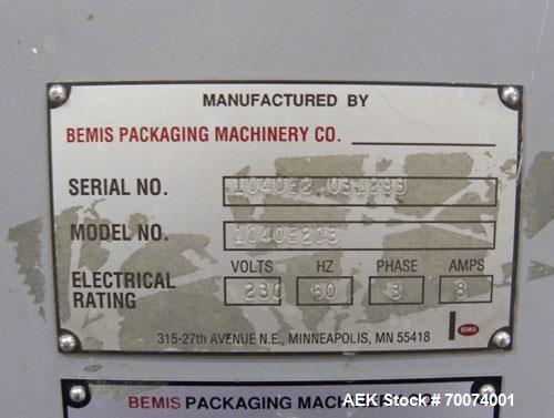 Used Bemis Case Erector Bottom Taper, Model 1040E 203